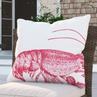 Birch Lane™ Red Lobster Outdoor Pillow BL18515